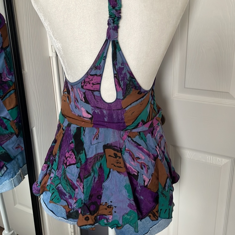 Wilfred Abstract Print Top - image 4